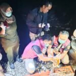 Penemuan jenazah seorang pria yang tersangkut pada jaring ikan di sungai setempat, Jumat (24/7/2026) sore. FOTO: Humas Polres Purbalingga/PORTALBMI.ID