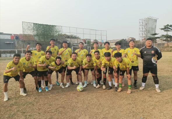 Karang Taruna Kecamatan Pamulang secara konsisten terus mewadahi minat dan bakat olahraga pemuda melalui kegiatan sepak bola rutin. FOTO: Henny06/PORTALBMI.ID