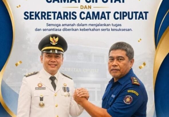 Cecep Iswadi, S.E. secara resmi dilantik dan mengemban amanah baru sebagai Sekretaris Kecamatan (Sekcam) Ciputat. FOTO: Henny06/PORTALBMI.ID