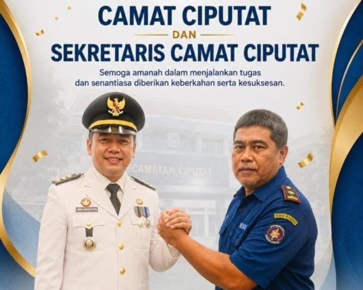 Cecep Iswadi, S.E. secara resmi dilantik dan mengemban amanah baru sebagai Sekretaris Kecamatan (Sekcam) Ciputat. FOTO: Henny06/PORTALBMI.ID