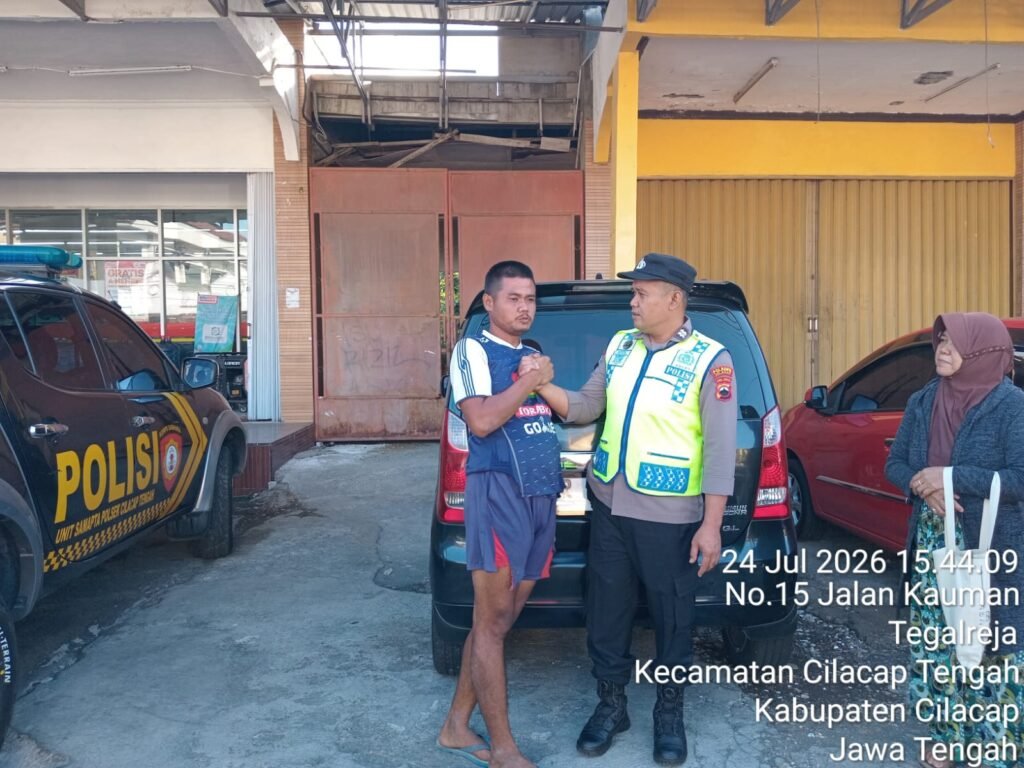 Polresta Cilacap melalui Polsek Cilacap Tengah menindaklanjuti laporan masyarakat yang disampaikan melalui layanan Call Center 110 pada Jumat. FOTO: Imam06/PORTALBMI.ID