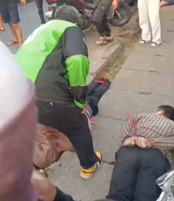 3 pelaku pembobol/pengganjal ATM di Pamulang berhasil dilumpuhkan. FOTO: PORTALBMI.ID