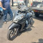Lakalantas menimpa seorang pelajar yang mengendarai sepeda motor. FOTO: Humas Polres Purbalingga