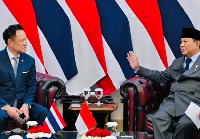 Presiden Republik Indonesia Prabowo Subianto melakukan pertemuan empat mata dengan Perdana Menteri (PM) Kerajaan Thailand Anutin Charnvirakul di Istana Merdeka, Jakarta, pada Senin, 3 Agustus 2026. Foto: BPMI Setpres/PORTALBMI.ID