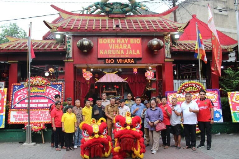 Klenteng/Vihara Boen Hay Bio (Hanzi: 文海廟) adalah klenteng Tionghoa tertua di Kota Tangerang Selatan yang dibangun tahun 1694. FOTO: PORTALBMI.ID
