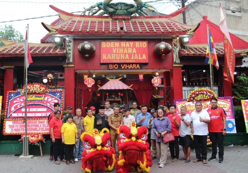 Klenteng/Vihara Boen Hay Bio (Hanzi: 文海廟) adalah klenteng Tionghoa tertua di Kota Tangerang Selatan yang dibangun tahun 1694. FOTO: PORTALBMI.ID