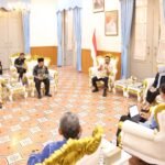 Andra Soni saat menerima audiensi perwakilan masyarakat dari tiga kecamatan itu di Gedung Negara Provinsi Banten, Kota Serang, Kamis (6/8/2026). FOTO: Setda Prov Banten/PORTALBMI.ID