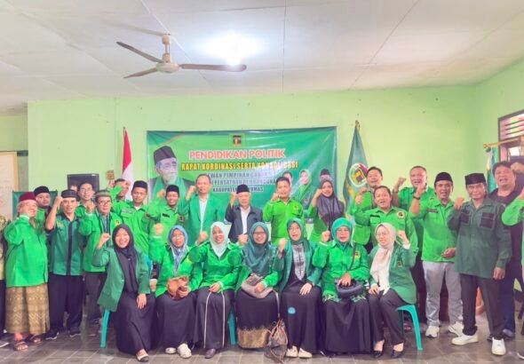 Dewan Pimpinan Cabang Partai Persatuan Pembangunan (DPC PPP) Kabupaten Banyumas menggelar acara sosialisasi susunan pengurus baru. FOTO: Imam06/PORTALBMI.ID