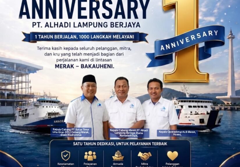 PT ALHADI LAMPUNG BERJAYA “Bersama Melaju Tanpa Henti, Menghubungkan Negeri.” FOTO: Budi05/PORTALBMI.ID