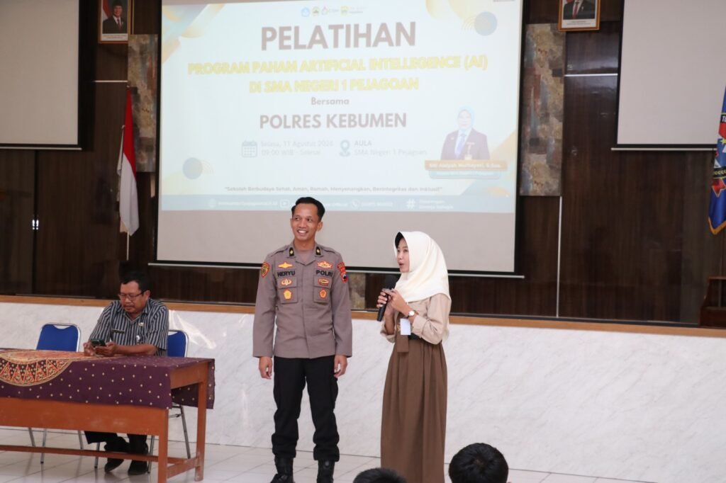 Polres Kebumen mulai menyasar pelajar untuk memperkuat literasi kecerdasan buatan atau Artificial Intelligence (AI). FOTO: Imam06/PORTALBMI.ID
