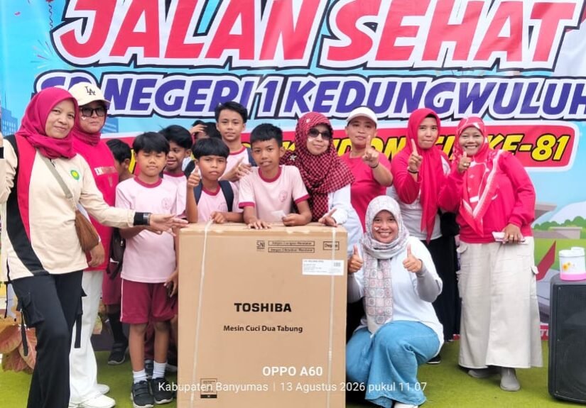 Rangkaian peringatan Hari Ulang Tahun ke-81 Kemerdekaan Republik Indonesia di SD Negeri Kedungwuluh 1, Purwokerto Barat. FOTO: Imam06/PORTALBMI.ID