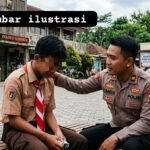 Polres Kebumen mengamankan seorang pelajar yang diduga terlibat dalam aksi kekerasan terhadap pelajar lain. FOTO: Imam06/PORTALBMI.ID