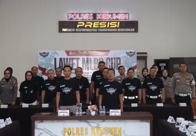 Polres Kebumen menyelenggarakan Lawet Mobile Legends Bang Bang Cup yang melibatkan 1.040 peserta dari 208 tim. FOTO: Humas Polres Kebumen