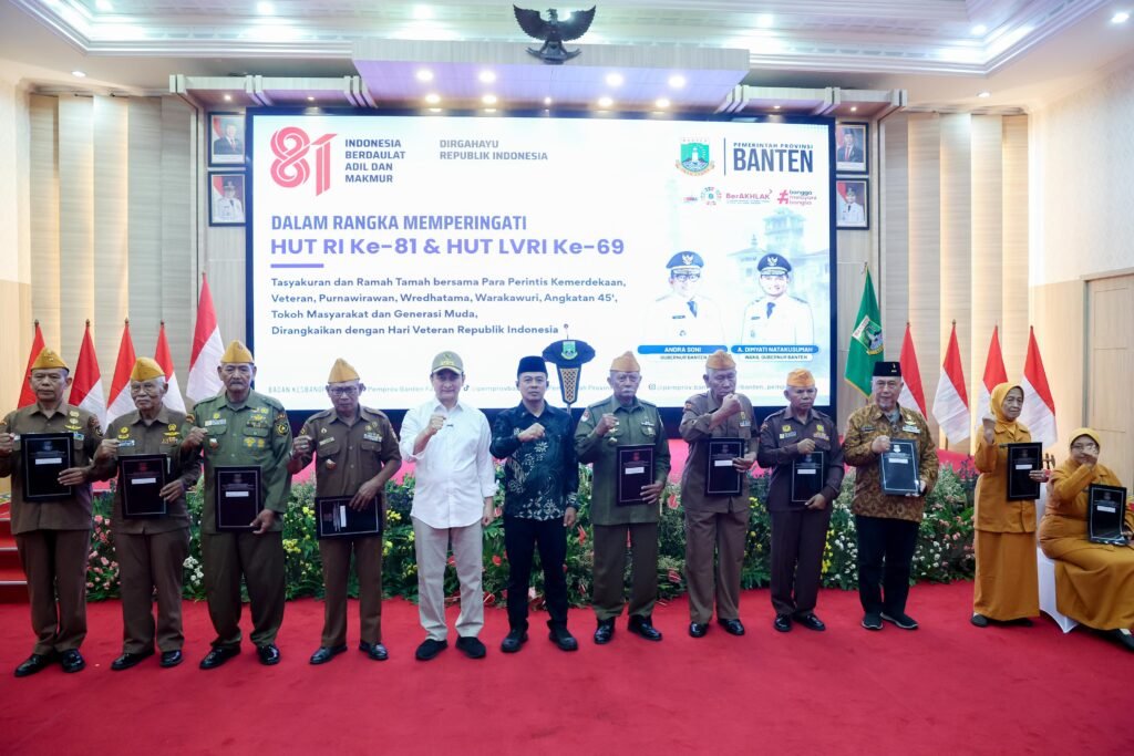 Achmad Dimyati Natakusumah menegaskan bahwa ia tidak ingin mendengar para pejuang kemerdekaan hidup dalam kesulitan. FOTO: Setda prov Banten/PORTALBMI.ID
