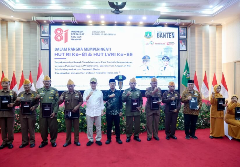 Achmad Dimyati Natakusumah menegaskan bahwa ia tidak ingin mendengar para pejuang kemerdekaan hidup dalam kesulitan. FOTO: Setda prov Banten/PORTALBMI.ID