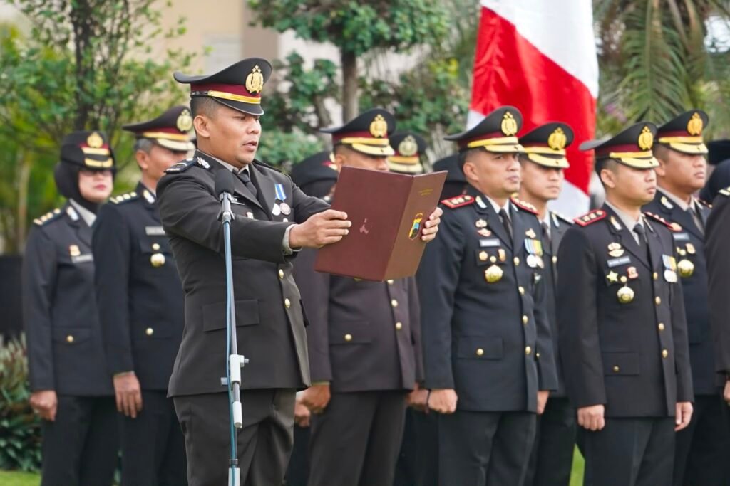 Kepolisian Daerah Jawa Tengah menggelar upacara bendera memperingati Hari Ulang Tahun ke-81 Kemerdekaan Republik Indonesia, Senin (17/8/2026). FOTO: Humas Polda Jateng/PORTALBMI.ID