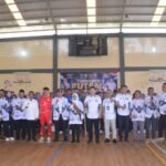 PGRI Kabupaten Pandeglang bersama Disdikpora Kabupaten Pandeglang menggelar Turnamen Futsal Ibunda Guru Cup. FOTO: Gofur06/PORTALBMI.ID