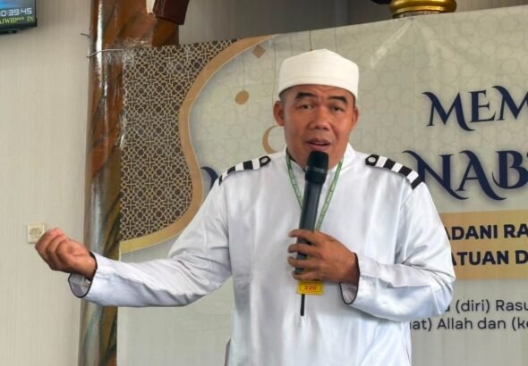 Lapas Kelas IIA Serang menggelar peringatan Maulid Nabi Muhammad SAW sebagai momentum untuk meningkatkan keimanan dan ketakwaan sekaligus meneladani akhlak Rasulullah SAW. FOTO: Achie06/PORTALBMI.ID