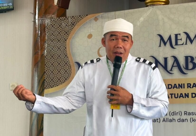 Lapas Kelas IIA Serang menggelar peringatan Maulid Nabi Muhammad SAW sebagai momentum untuk meningkatkan keimanan dan ketakwaan sekaligus meneladani akhlak Rasulullah SAW. FOTO: Achie06/PORTALBMI.ID