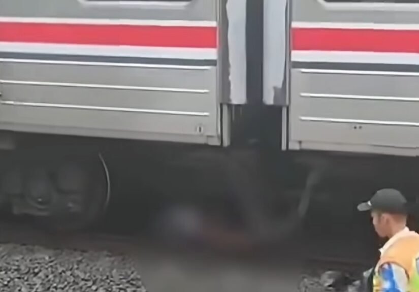 FOTO: Iilustrasi korban tertabrak kereta api