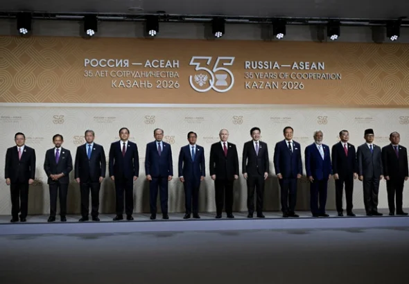 Presiden Prabowo Subianto menyampaikan permintaan maaf kepada Presiden Rusia Vladimir Putin karena tidak dapat menghadiri KTT ASEAN-RUSIA. FOTO: REUTERS