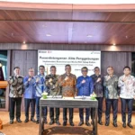 Penandatanganan Akta Penggabungan (merger) PT Pertamina Energy Terminal (PET) ke PT Pertamina Patra Niaga (PPN) di Jakarta pada Senin (1/9/2026). Foto. Dok. Pertamina
