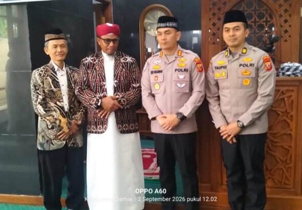Kapolres Ciamis AKBP Eko Iskandar, S.H., S.I.K., M.Si., hadir dan memberi semangat kepada seluruh personel agar rutin melaksanakan kegiatan keagamaan. FOTO: Imam06/PORTALBMI.ID