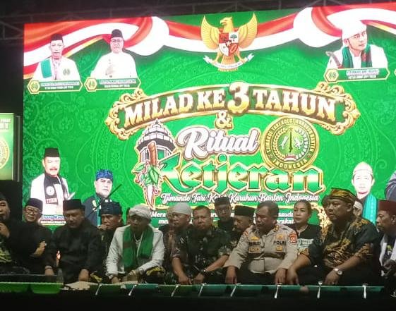 Milad ke-3 TTKKBI yang dihadiri lebih dari seribu peserta di Jalan Kagungan, Lontar Baru, Kota Serang, Sabtu (12/9/2026). FOTO: PORTALBMI.ID