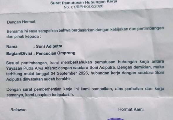 Oknum Kepala SMP Negeri aktif di Kota Cilegon dan masih berstatus Aparatur Sipil Negara (ASN). FOTO: PORTALBMI.ID