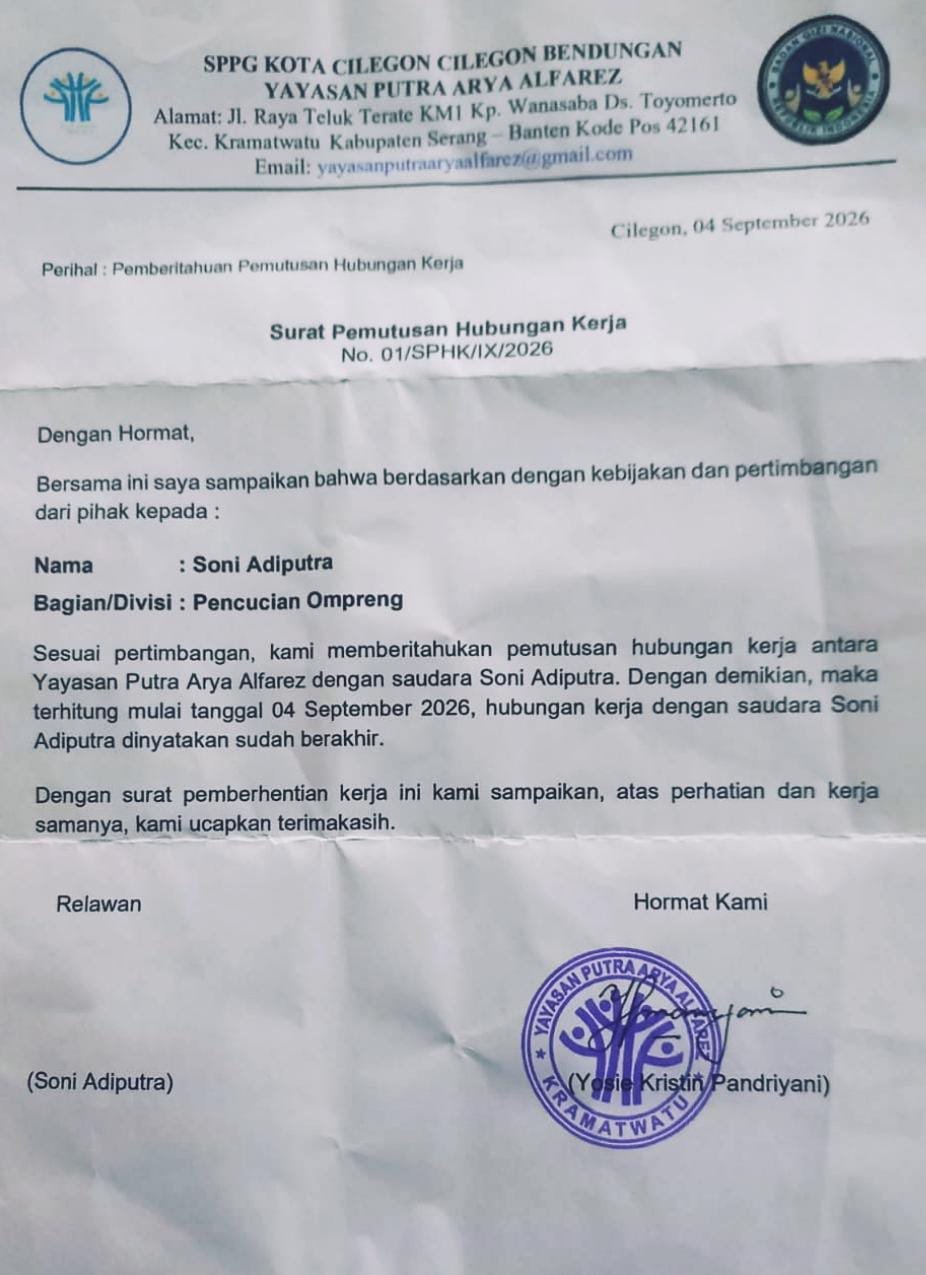 Oknum Kepala SMP Negeri aktif di Kota Cilegon dan masih berstatus Aparatur Sipil Negara (ASN). FOTO: PORTALBMI.ID